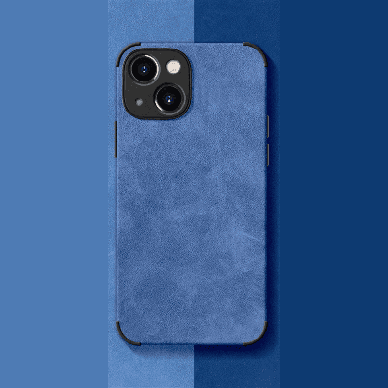 Suede Leather iPhone Case