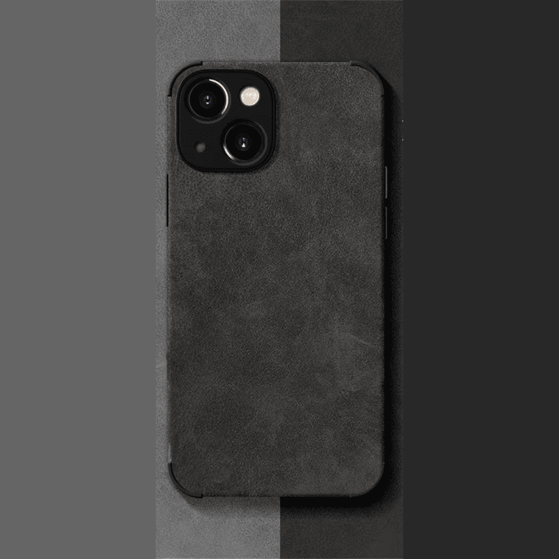 Suede Leather iPhone Case