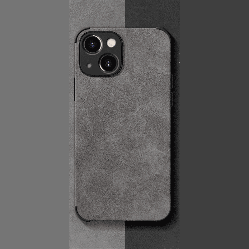 Suede Leather iPhone Case