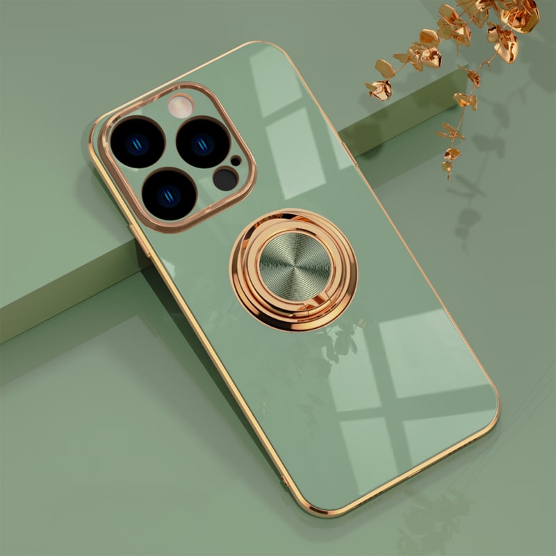 Plated iPhone Case with Ring Fonally