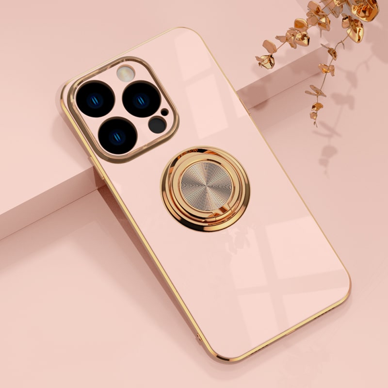 Plated iPhone Case with Ring Fonally