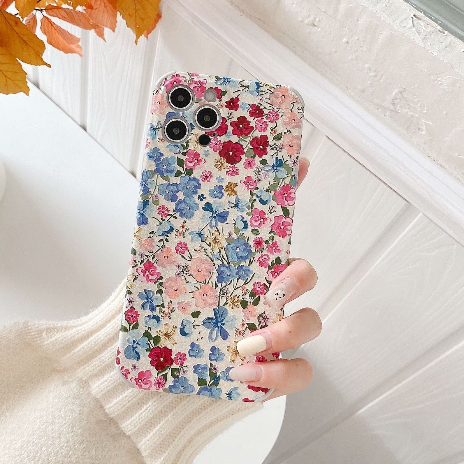 Oil Painting Flower Mix iPhone Case | Fonally